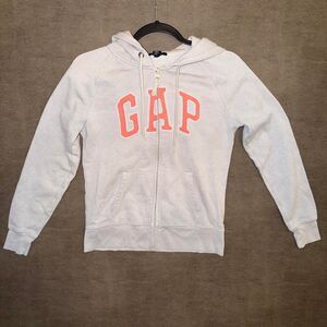 Gap Y2K Arch Logo Zip Up Hoodie